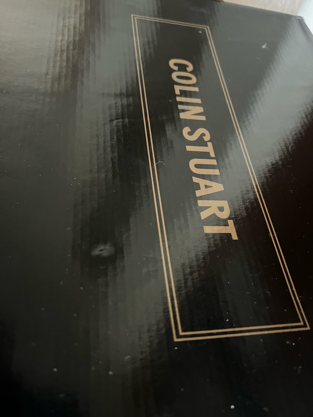 Colin Stuart Black and Gold Branded Box